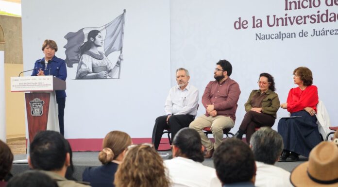 Inauguran Gobernadora Delfina Gómez e Isaac Montoya la Universidad Nacional Rosario Castellanos en Naucalpan