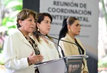 Delfina Gómez destaca reducción de 45% en robo de vehículos en el Estado de México gracias a coordinación interestatal