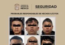 Detienen a seis presuntos responsables de extorsión en Ecatepec; aseguraron camioneta blindada, motocicletas y dinero en efectivo