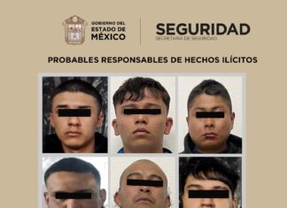 Detienen a seis presuntos responsables de extorsión en Ecatepec; aseguraron camioneta blindada, motocicletas y dinero en efectivo