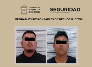Rescatan a menor privado de la libertad en Tlalnepantla; detienen a dos implicados con drogas y cartuchos