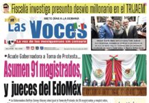 Acude Gobernadora a Toma de Protesta, Asumen 91 magistrados, y jueces del EdoMéx