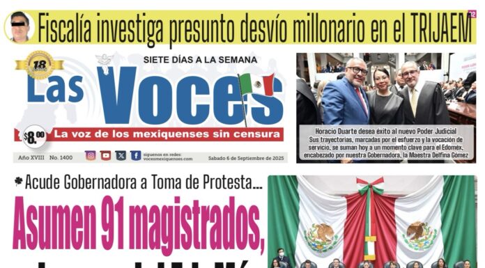 Acude Gobernadora a Toma de Protesta, Asumen 91 magistrados, y jueces del EdoMéx