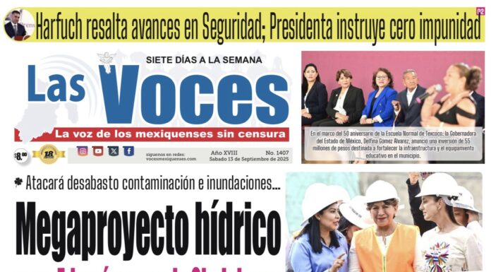 Atacará desabasto contaminación e inundaciones Megaproyecto hídrico para Edoméx anuncia Sheinbaum