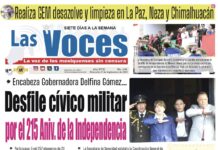 Encabeza Gobernadora Delfina Gómez Desfile cívico militar por el 215 Aniv. de la Independencia