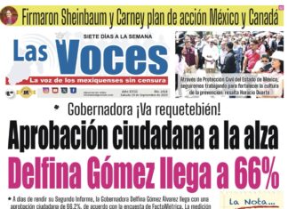 Aprobación ciudadana a la alza Delfina Gómez llega a 66%