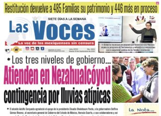 Los tres niveles de gobierno Atienden en Nezahualcóyotl contingencia por lluvias atípicas