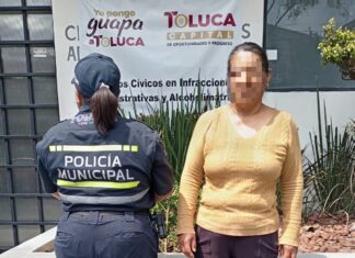 Suman 110 personas remitidas en Toluca por tirar basura en la vía pública