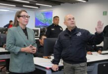 Azucena Cisneros supervisa operativo de seguridad en Las Américas, Ecatepec