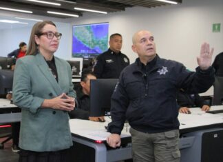 Azucena Cisneros supervisa operativo de seguridad en Las Américas, Ecatepec