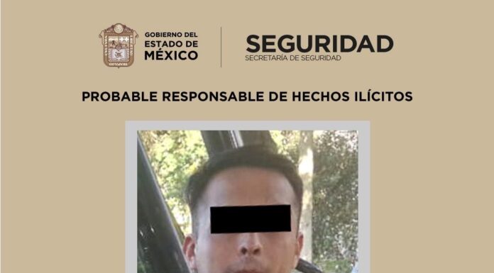 Detienen a presunto agresor por lesiones en Toluca tras rápida intervención de la SSEM