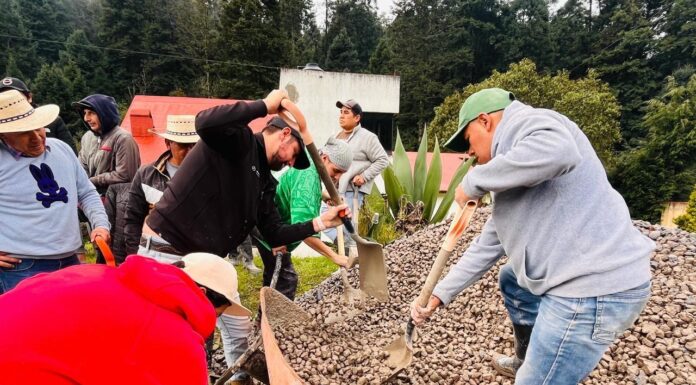 Refuerzan márgenes del Río Lerma con encostalamiento preventivo ante riesgo de inundaciones