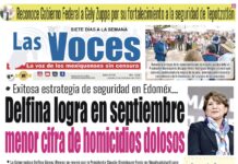 Exitosa estrategia de seguridad en Edoméx… Delfina logra en septiembre menor cifra de homicidios dolosos