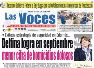 Exitosa estrategia de seguridad en Edoméx… Delfina logra en septiembre menor cifra de homicidios dolosos