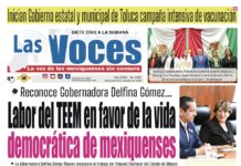 Reconoce Gobernadora Delfina Gómez Labor del TEEM en favor de la vida democrática de mexiquenses