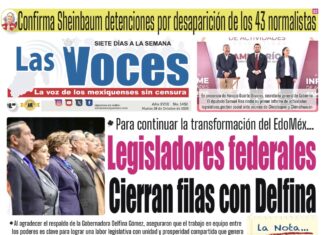 Para continuar la transformación del EdoMéx Legisladores federales Cierran filas con Delfina