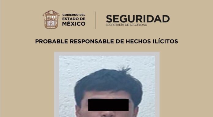 Detiene Secretaría de Seguridad del Estado de México a presunto integrante de grupo criminal en Villa Guerrero