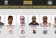 Cae primer grupo de seis objetivos prioritarios en la segunda fase de la Operación “Caudal” en Edomex