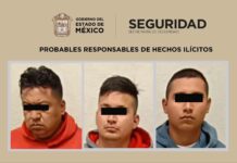 Aprehenden a tres presuntos asaltantes de caseta en operativo Zona Oriente