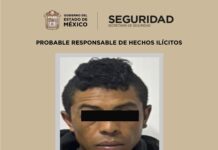 Policías de la Secretaría de Seguridad del Edoméx detienen a presunto distribuidor de droga en Nicolás Romero