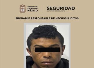 Policías de la Secretaría de Seguridad del Edoméx detienen a presunto distribuidor de droga en Nicolás Romero