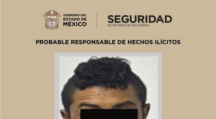 Policías de la Secretaría de Seguridad del Edoméx detienen a presunto distribuidor de droga en Nicolás Romero
