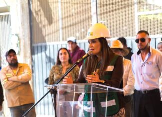 Erika Olea impulsa obras que transforman Santiago Tianguistenco: inicia pavimentación en Santiago Tilapa