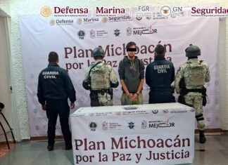 Detienen a siete personas y aseguran artefactos explosivos improvisados en Michoacán