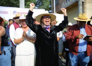 Inaugura Azucena Cisneros repavimentaciones y obras hidráulicas en Jardines de Santa Clara; anuncia gestión para duplicar recursos para Ecatepec