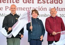 Sheinbaum y Gobernadora Delfina Gómez impulsan recuperación histórica del Oriente con nueva flota de Trenes de Pavimentación