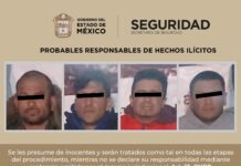 Coordinación entre SSEM y Guardia Nacional permite detención de cuatro presuntos narcomenudistas en Jaltenco