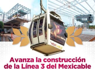 Delfina Gómez impulsa movilidad digna con la construcción de la Línea 3 del Mexicable en Naucalpan
