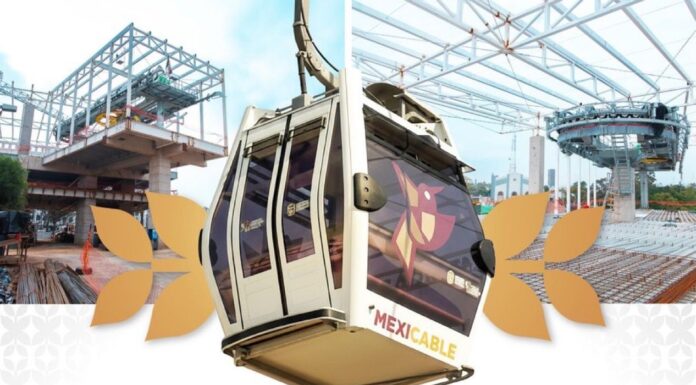 Delfina Gómez impulsa movilidad digna con la construcción de la Línea 3 del Mexicable en Naucalpan