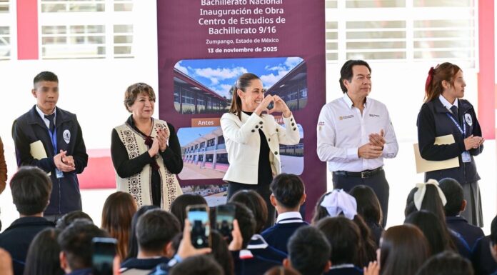 Amplían Presidenta Claudia Sheinbaum y Gobernadora Delfina Gómez espacios educativos en Zumpango