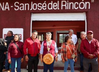 Luz Ma. Hernández fortalece la organización territorial con la inauguración de la Casa Base en San José del Rincón