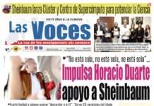 No está sola, no está sola, no está sola”…Impulsa Horacio Duarte apoyo a Sheinbaum