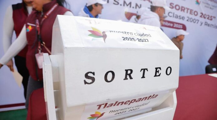 Tlalnepantla participa en Sorteo 2025 del Servicio Militar Nacional junto a la SEDENA