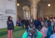 Realizan faena de limpieza en el edificio de Rectoría para fortalecer el entorno universitario