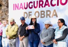Entregan Carmen Albarrán nueva etapa de pavimentación en Galeras para fortalecer la conexión regional