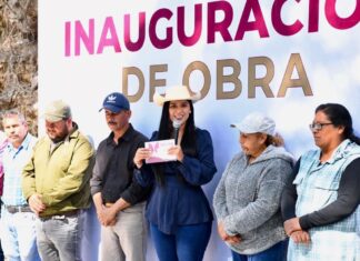 Entregan Carmen Albarrán nueva etapa de pavimentación en Galeras para fortalecer la conexión regional