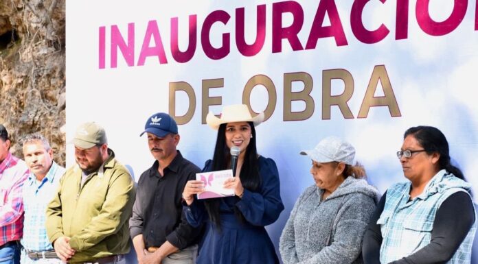 Entregan Carmen Albarrán nueva etapa de pavimentación en Galeras para fortalecer la conexión regional