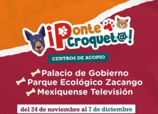 EdoMéx lanza campaña “Ponte Croquet@” para apoyar a lomitos y michis rescatados