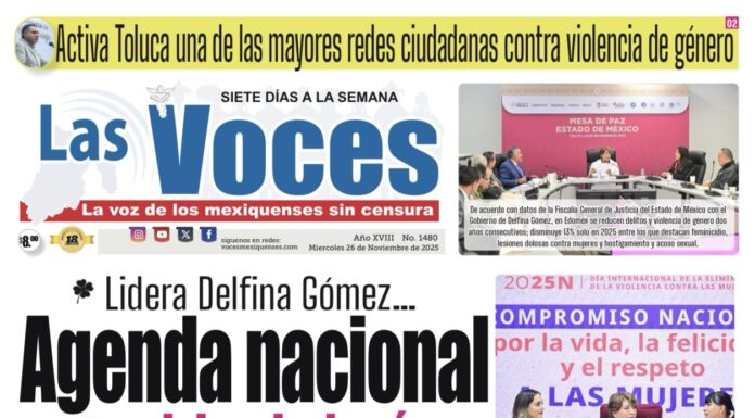 Lidera Delfina Gómez Agenda nacional contra violencia de género