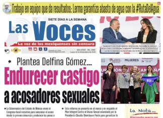 Plantea Delfina Gómez Endurecer castigo a acosadores sexuales