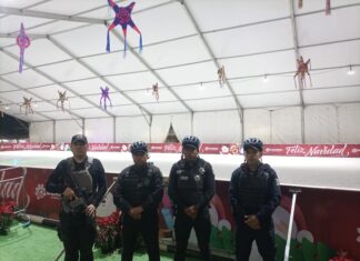 Diversión y seguridad en la pista de hielo de Ecatepec atrae a miles de familias