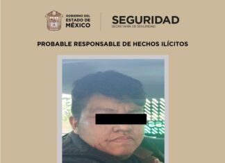Detiene Secretaría de Seguridad del Estado de México a un hombre por probable feminicidio en Ecatepec