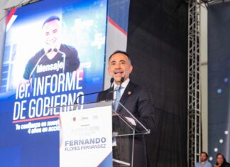 Rinde Fernando Flores emotivo mensaje en su Primer Informe de Gobierno: “Tú eres la razón de que Metepec brille”