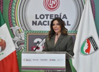 Lotería Nacional celebra 30 años del Sistema Nacional de Seguridad Pública con billete conmemorativo