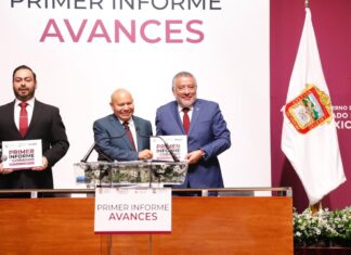 Rinde Raciel Pérez Cruz su Primer Informe de Avances ante habitantes de Tlalnepantla