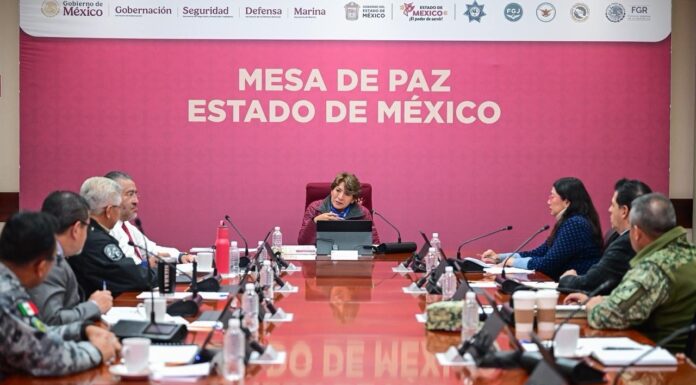 Mesa de Paz del Estado de México reporta disminución de delitos de alto impacto durante noviembre